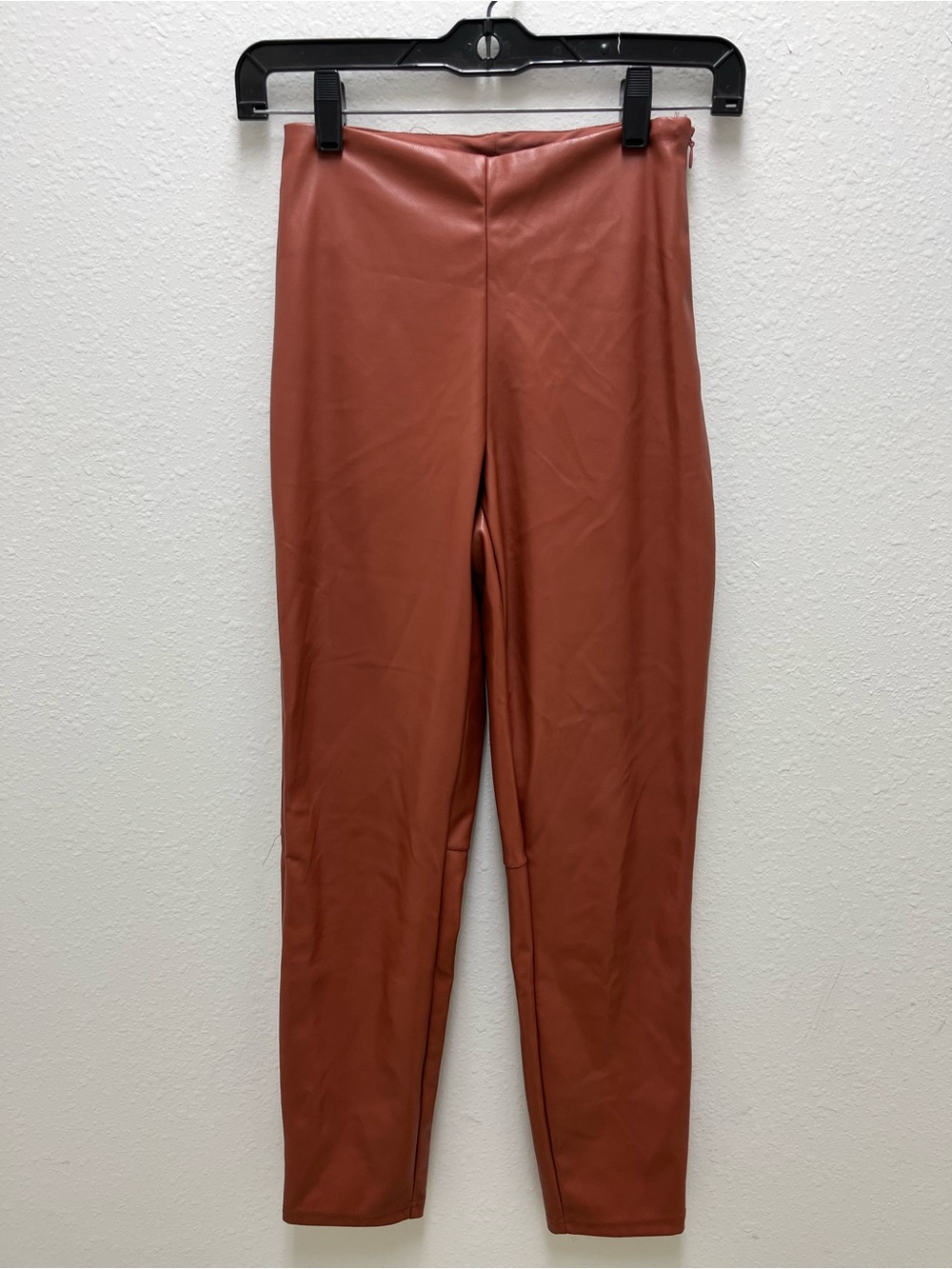 Fabletics Women’s XS Brown High Rise Ankle Leggings Zipper Stretch